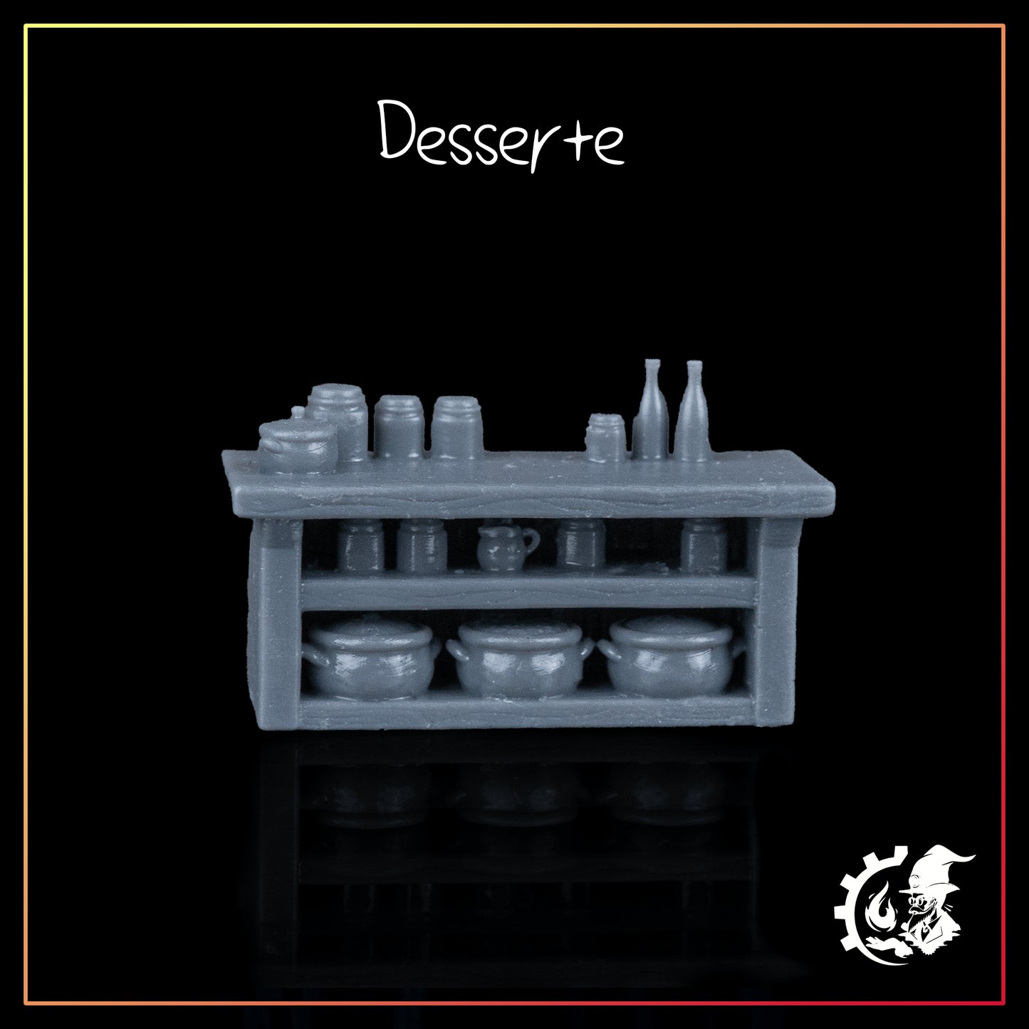 Ensemble de départ pour village – Accessoires en résine