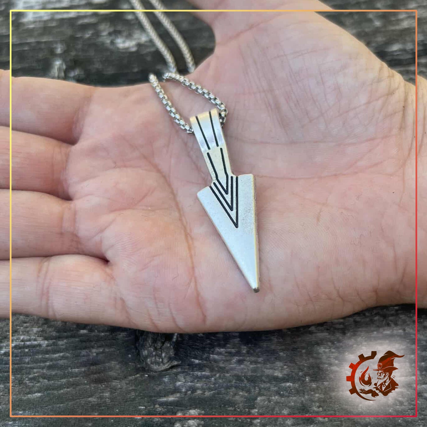 Collier viking Pointe de flèche