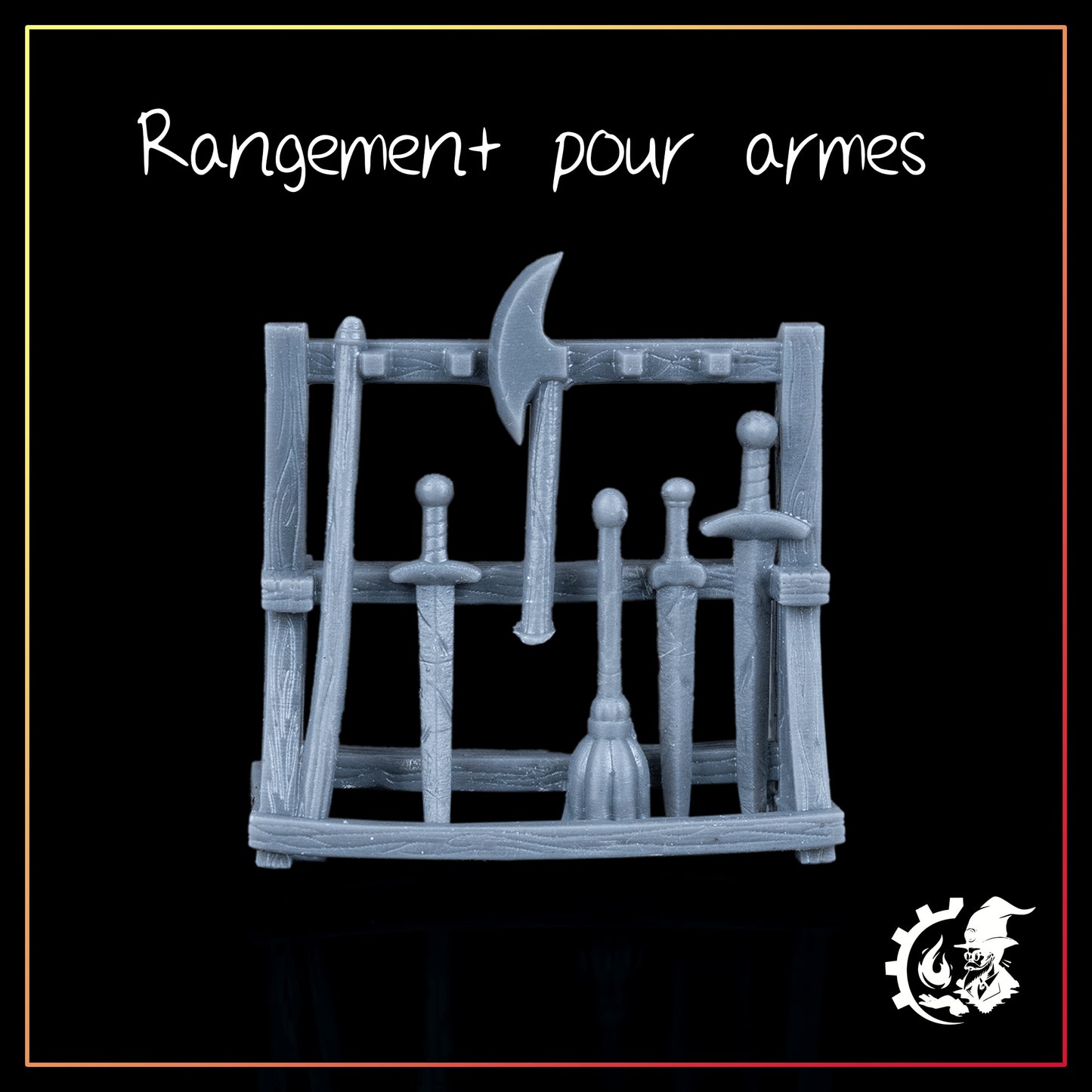 Ensemble de départ pour village – Accessoires en résine