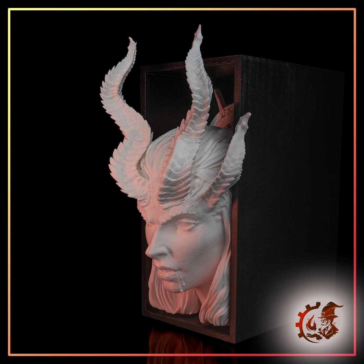 Book nook demon head