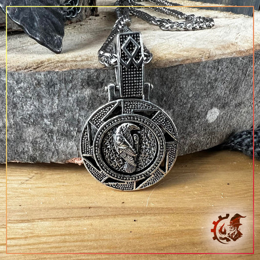 Collier corbeau d'Odin