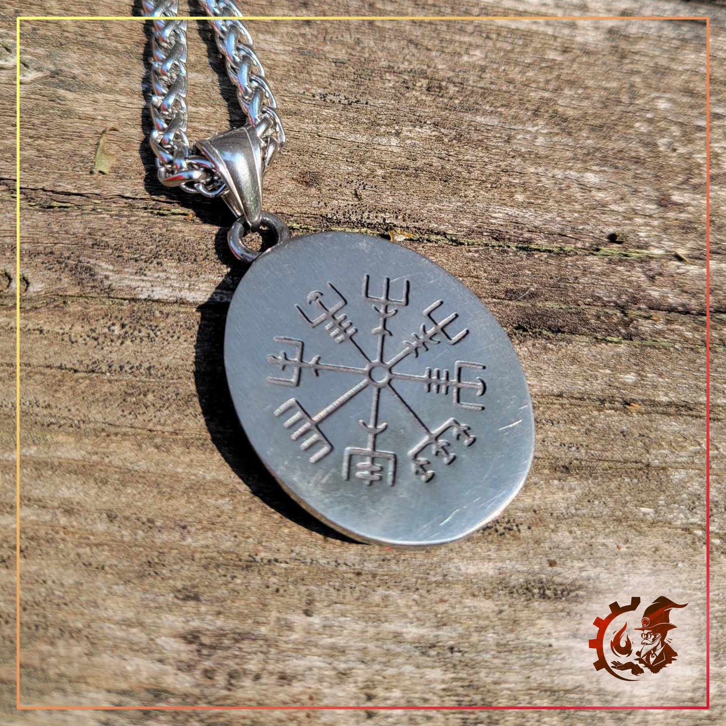 Raven Wicca Viking amulet necklace