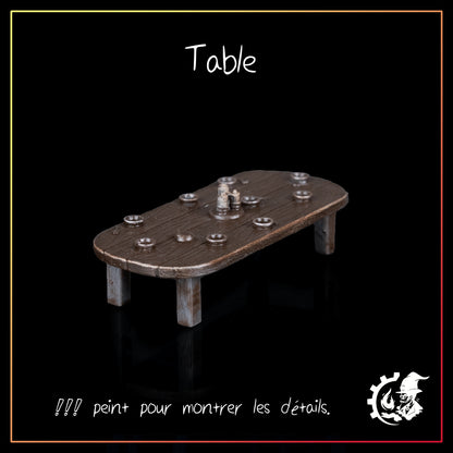 Ensemble de départ pour village – Accessoires en résine