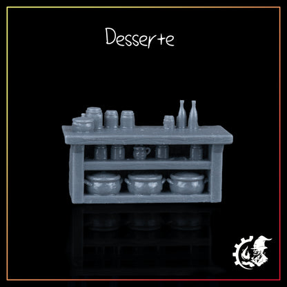 Ensemble de départ pour village – Accessoires en résine
