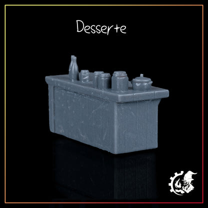 Ensemble de départ pour village – Accessoires en résine