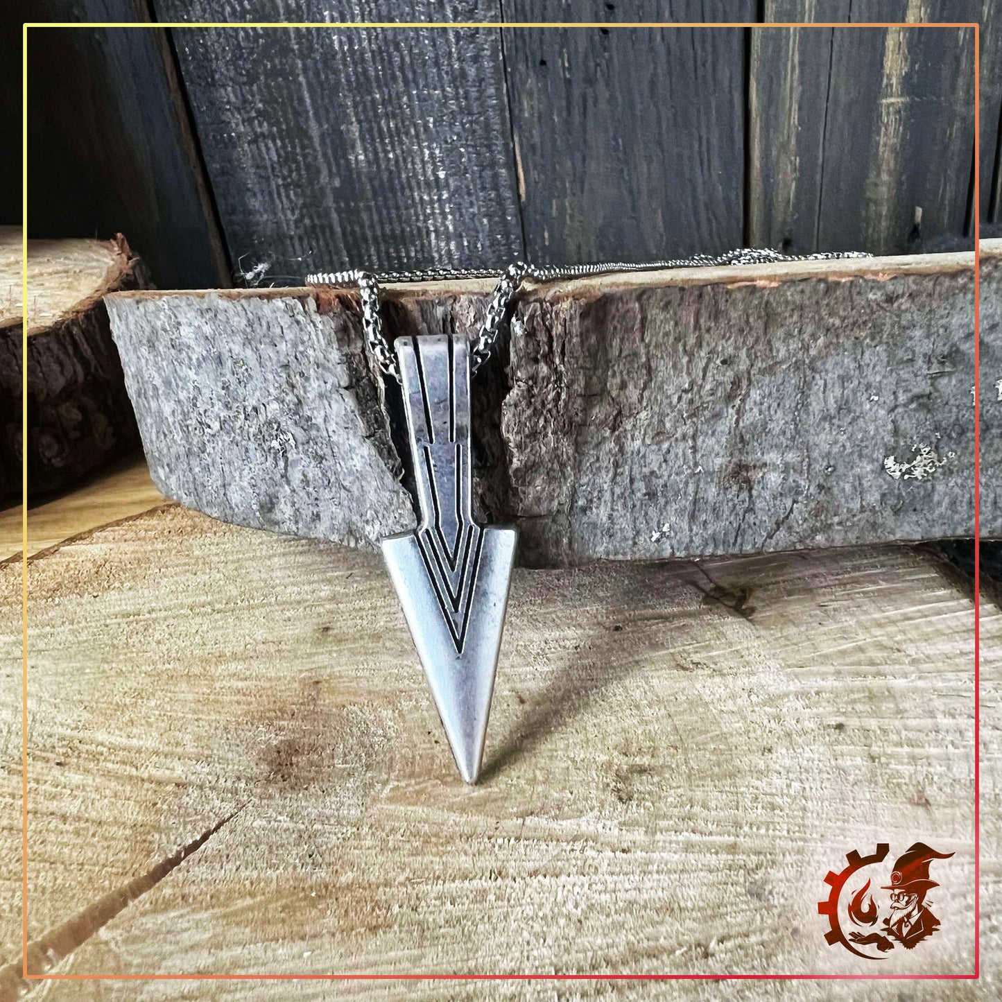 Collier viking Pointe de flèche