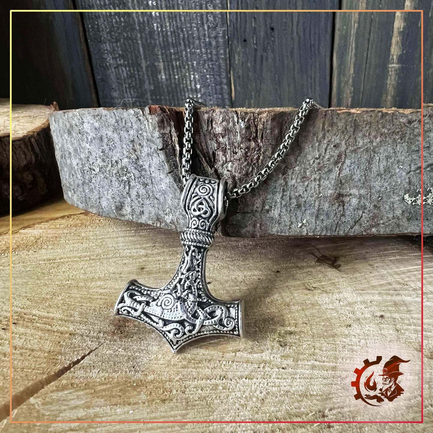 Collier viking Mjölnir