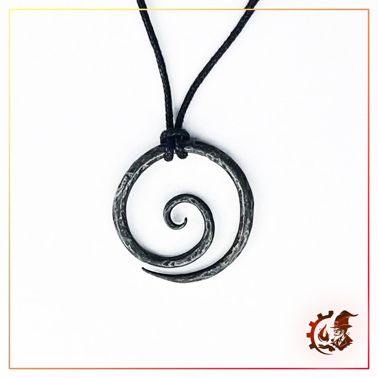 Collier spirale forgée