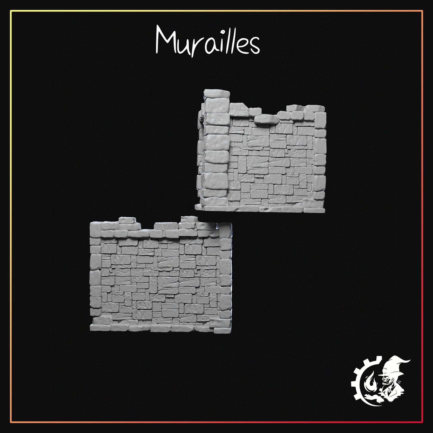 Ensemble Ravenhold (Fort-du-Corbeau) – Accessoires en résine et PLA